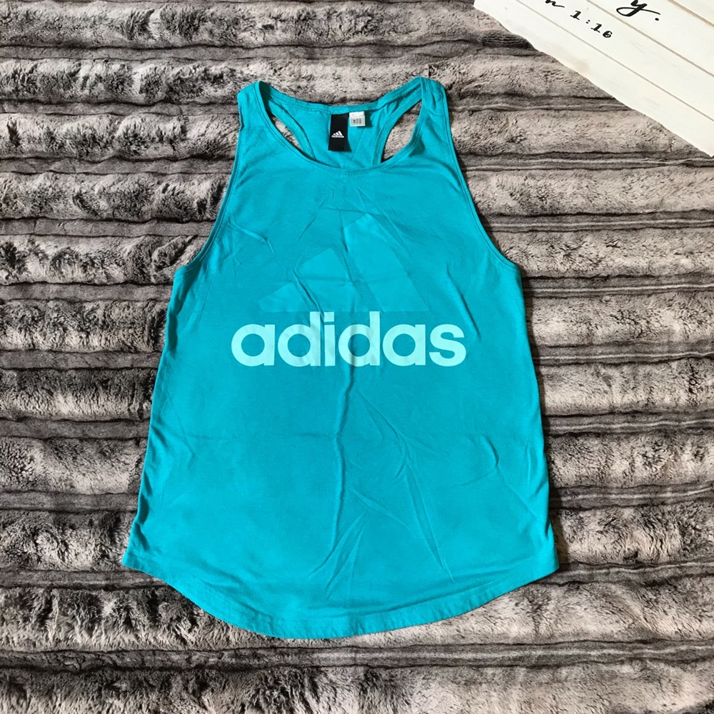 Blue Adidas Tank